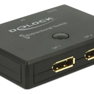 DisplayPort 2 - 1 Switch bidirectional 4K 60 Hz