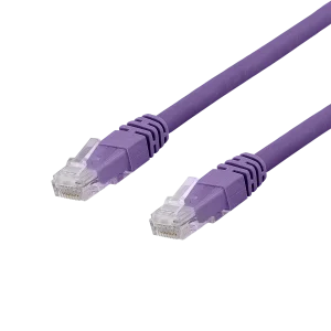 U/UTP Cat6a laitekaapeli, 2m, 500MHz, LSZH, lilla