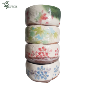 Japanilainen Chawan Matcha kulho emalikannu