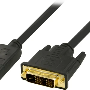 DisplayPort - DVI-D Single Link monitorikaapeli, 20-pin u - u, 1m