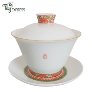 Gaiwan posliini teekannu 180 ml