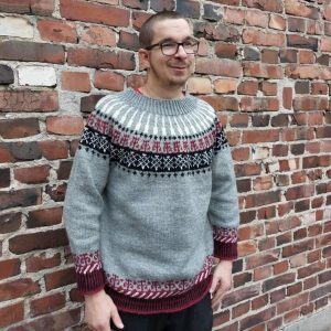 Elämänpuu -Karjalainen kaarrokevillapaita tarvikepaketti
