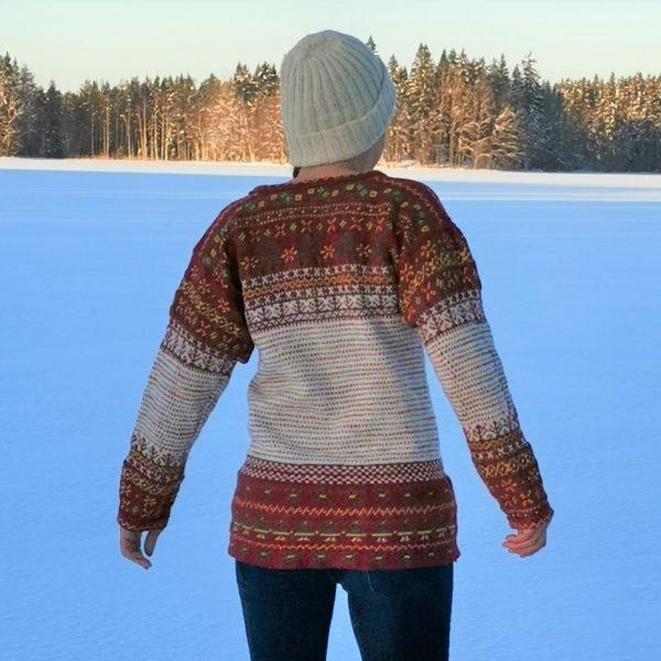 The colourful Korsnäs sweater -Do It Yourself eguipments in gift box - Image 9