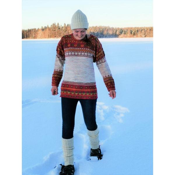 The colourful Korsnäs sweater -Do It Yourself eguipments in gift box - Image 8