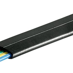 Modulaarikaapeli, 6P, kerä, 100m, musta