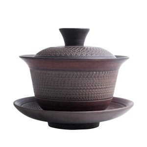Gaiwan kaiverrettu keraaminen teekannu 125ml