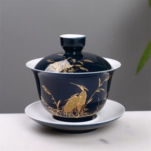 Posliini TeekannuGaiwan Perinteinen 125-150ml