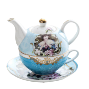 Englantilainen Solitaire posliini teekannu 250ml