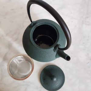 Wazuqu Hikime vihreä valurautainen teekannu 550-950ml